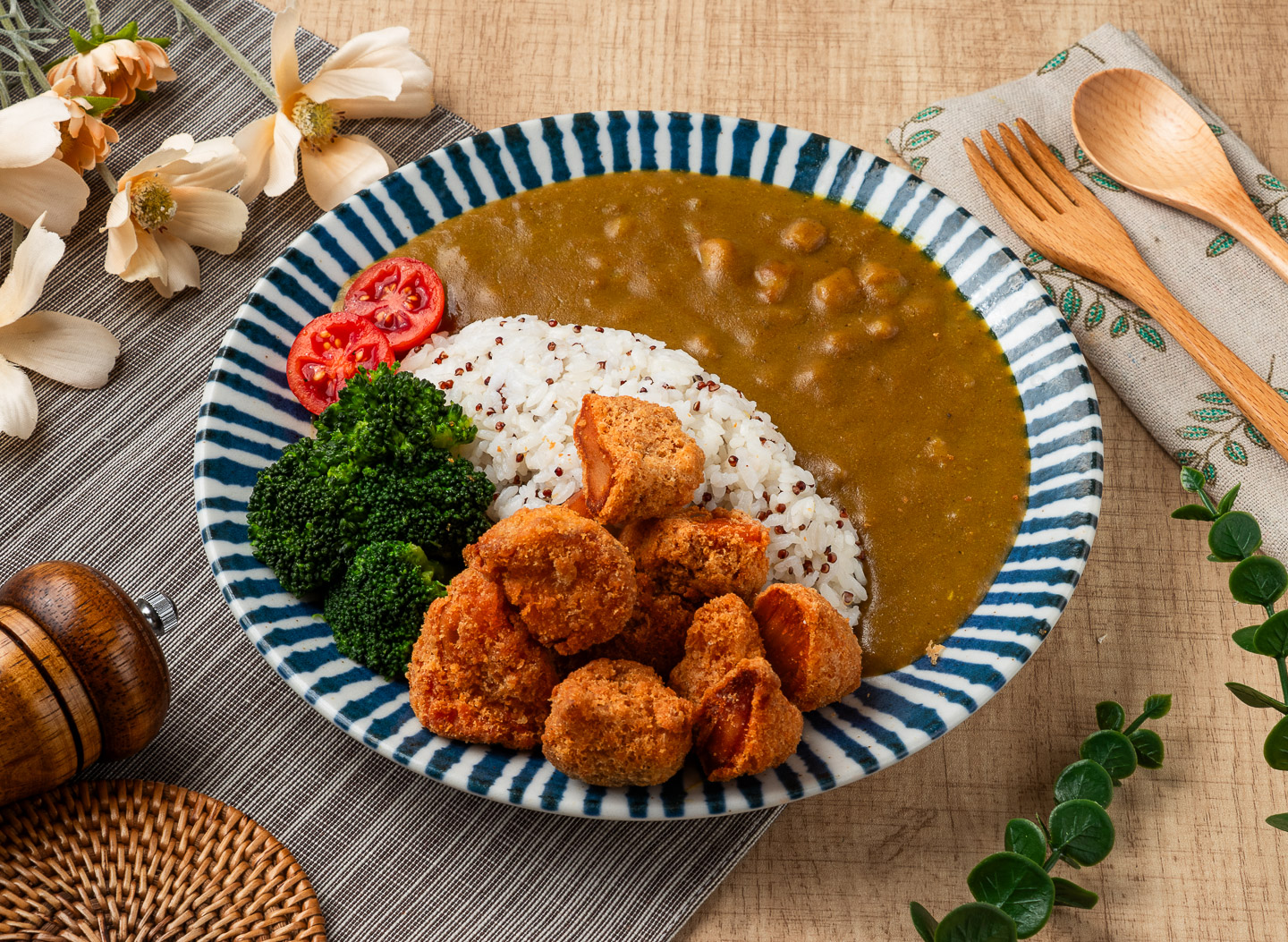墨西哥猴頭菇咖哩飯